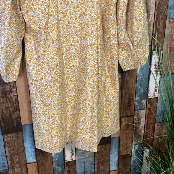 Lindsay Brooke x Roole Medium cotton button down Floral Dress - Picture 16 of 16